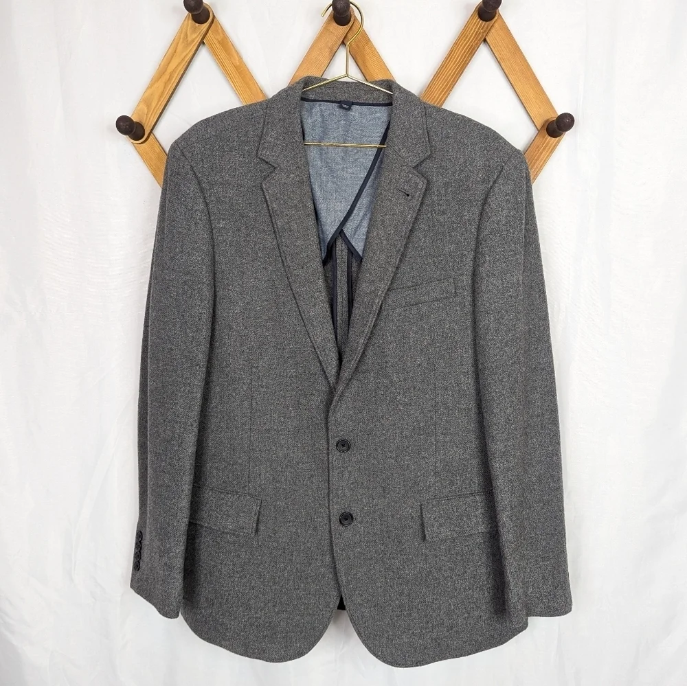J. Crew Thompson Wool Blend Grey Sport Jacket Size 44R